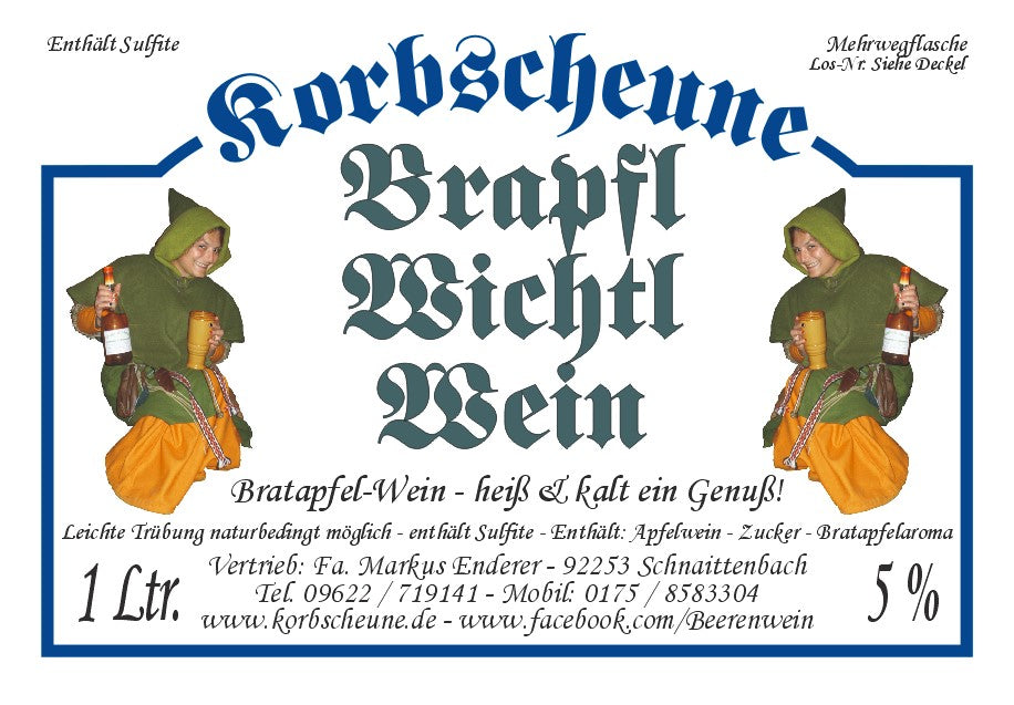 Brapflwichtlwein Bratapfelglühwein