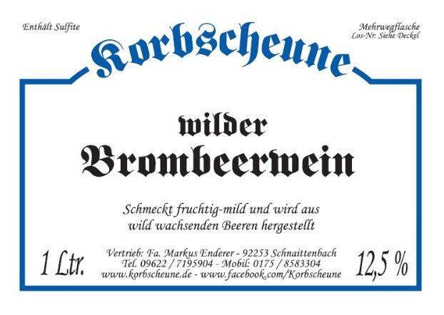 Brombeerwein