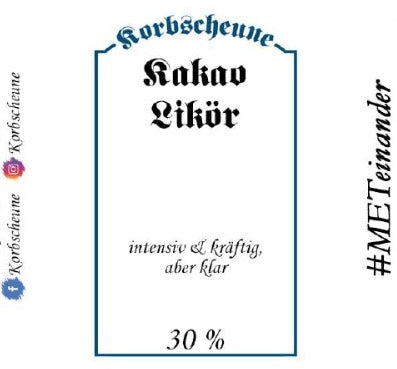 Kakao-Likör - 30 % - 500 ml