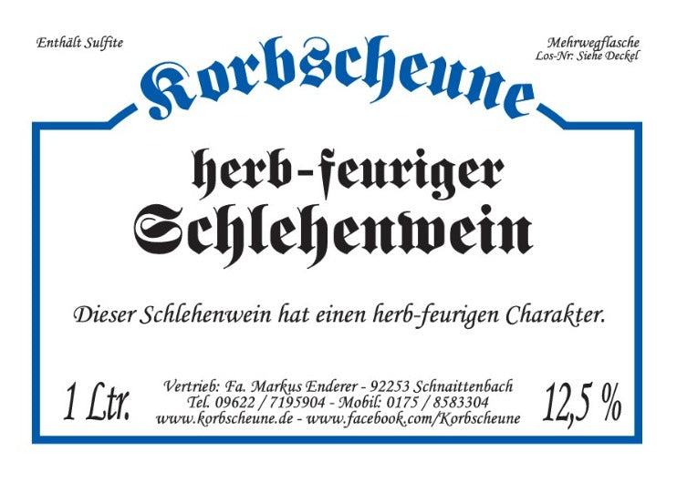 Schlehenwein