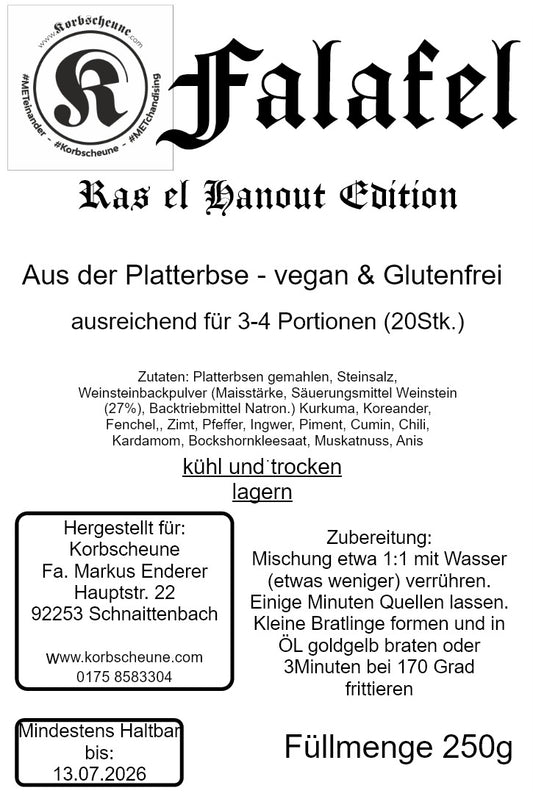 Falafel-Fertigmischung Typ Ras el Hanout