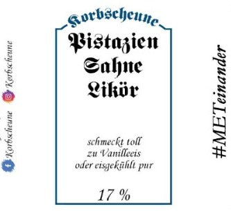 Pistazien-Sahne-Likör - 200 ml
