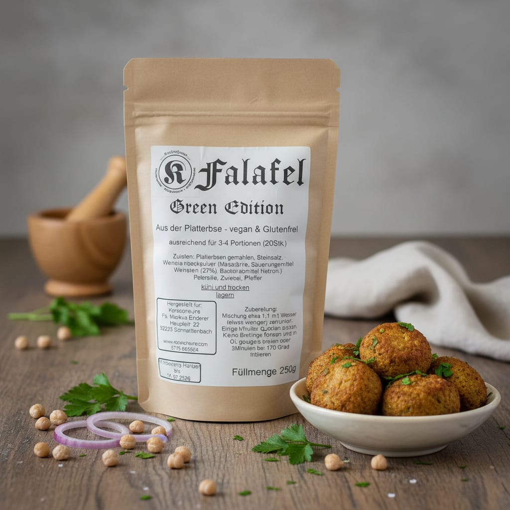 Falafel-Fertigmischung Typ Green Edition / Petersilie