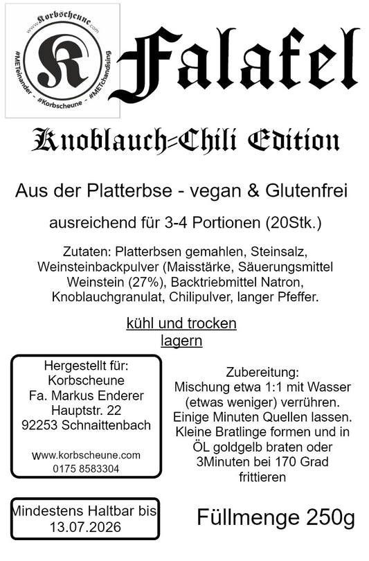 Falafel-Fertigmischung Testset / je 2 St. je Sorte