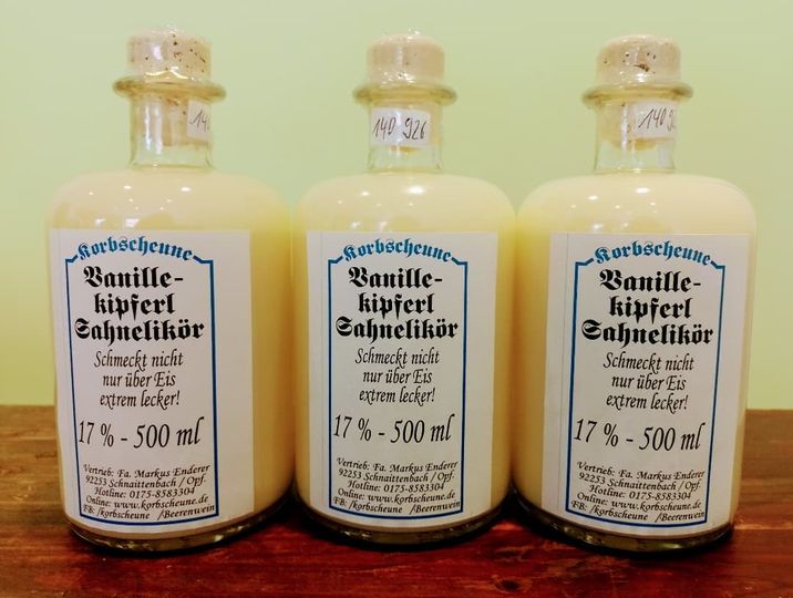 Vanillekipferl-Sahne-Likör - 500 ml