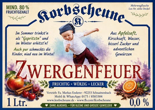 Zwergenfeuer. alkoholfrei