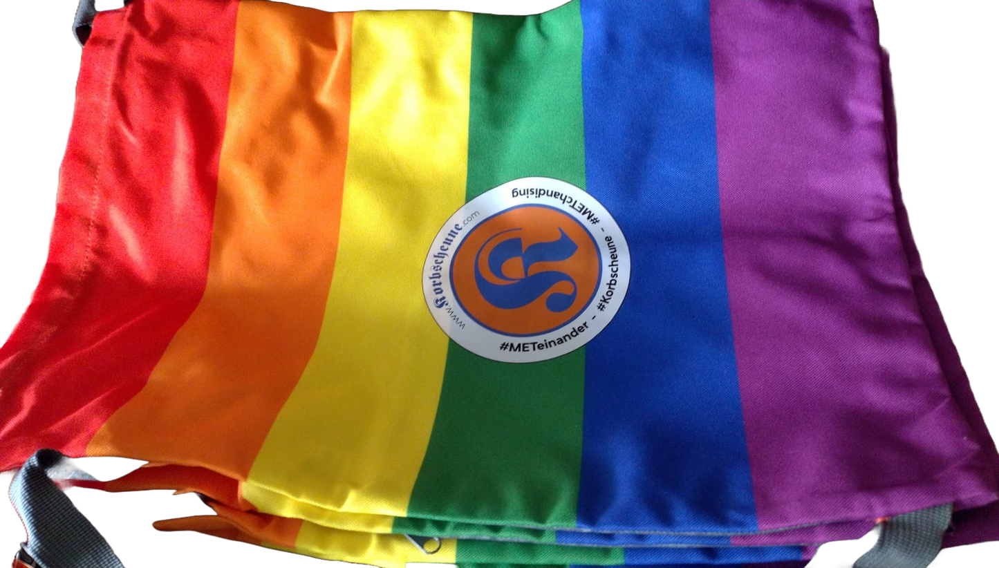 Fucksack - Fussel-Rucksack "Regenbogen"